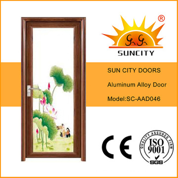 2016 New High Qualityl Aluminum Alloy Modern Glass Door (SC-AAD046)
